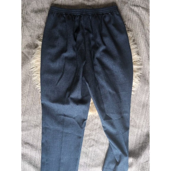 ALFRED DUNNER Light Navy Blue 2 Piece Suit Set Jacket Pants Womens 10P TwoButton - Picture 12 of 12